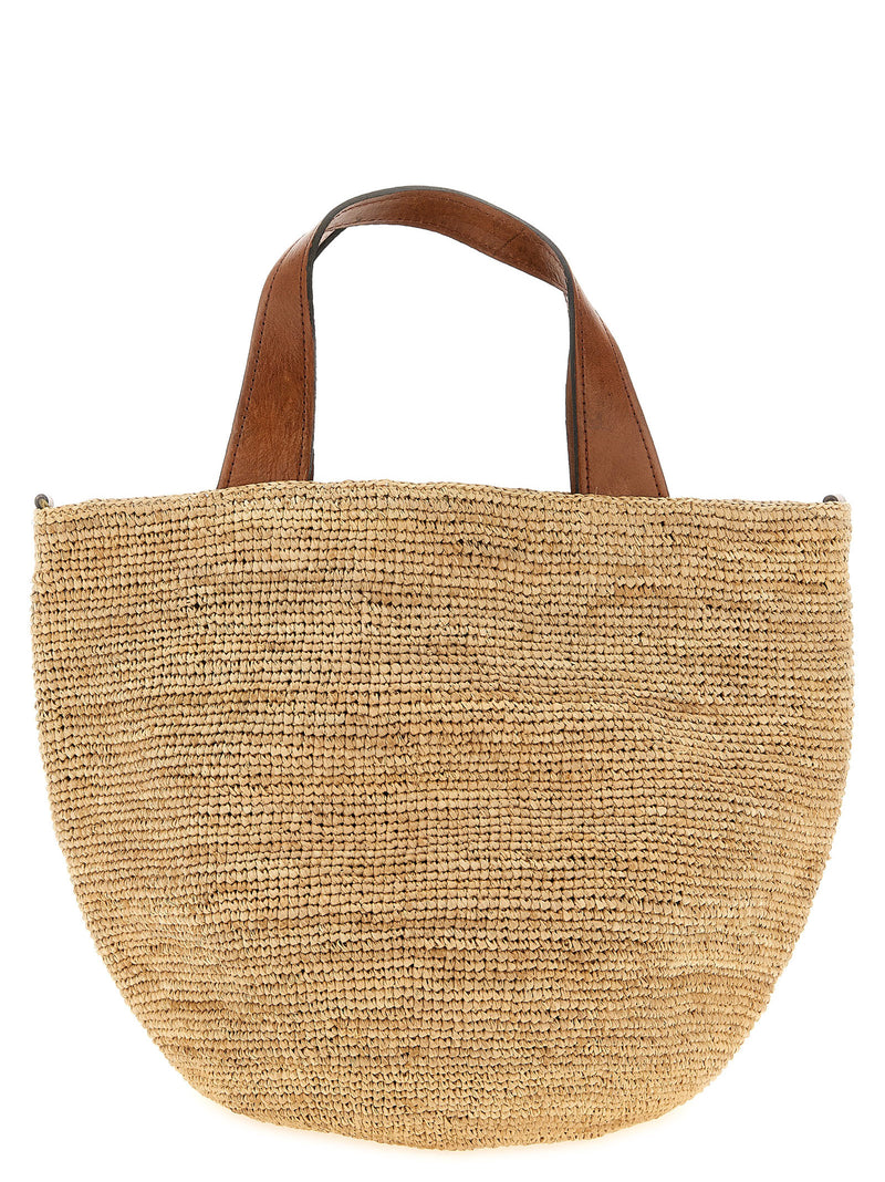 Sac à main Ibeliv en raphia beige