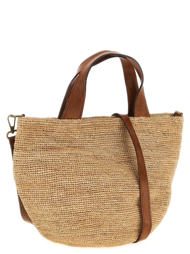 Sac à main Ibeliv en raphia beige