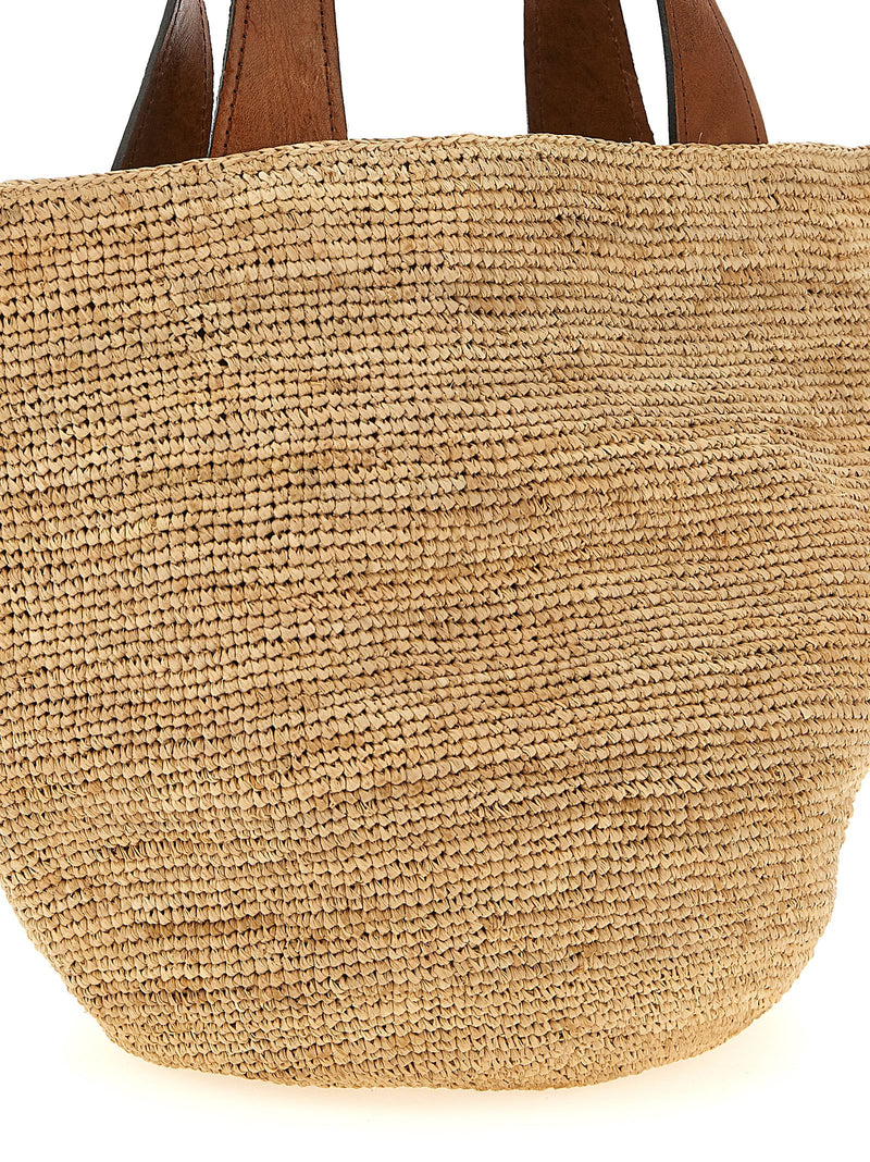 Sac à main Ibeliv en raphia beige
