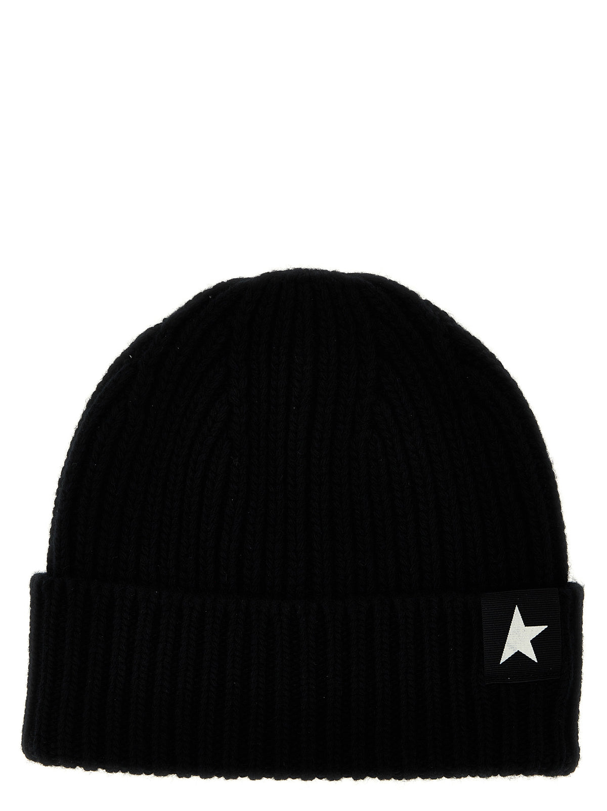 Bonnet en Laine Noir Golden Goose