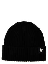 Bonnet en Laine Noir Golden Goose