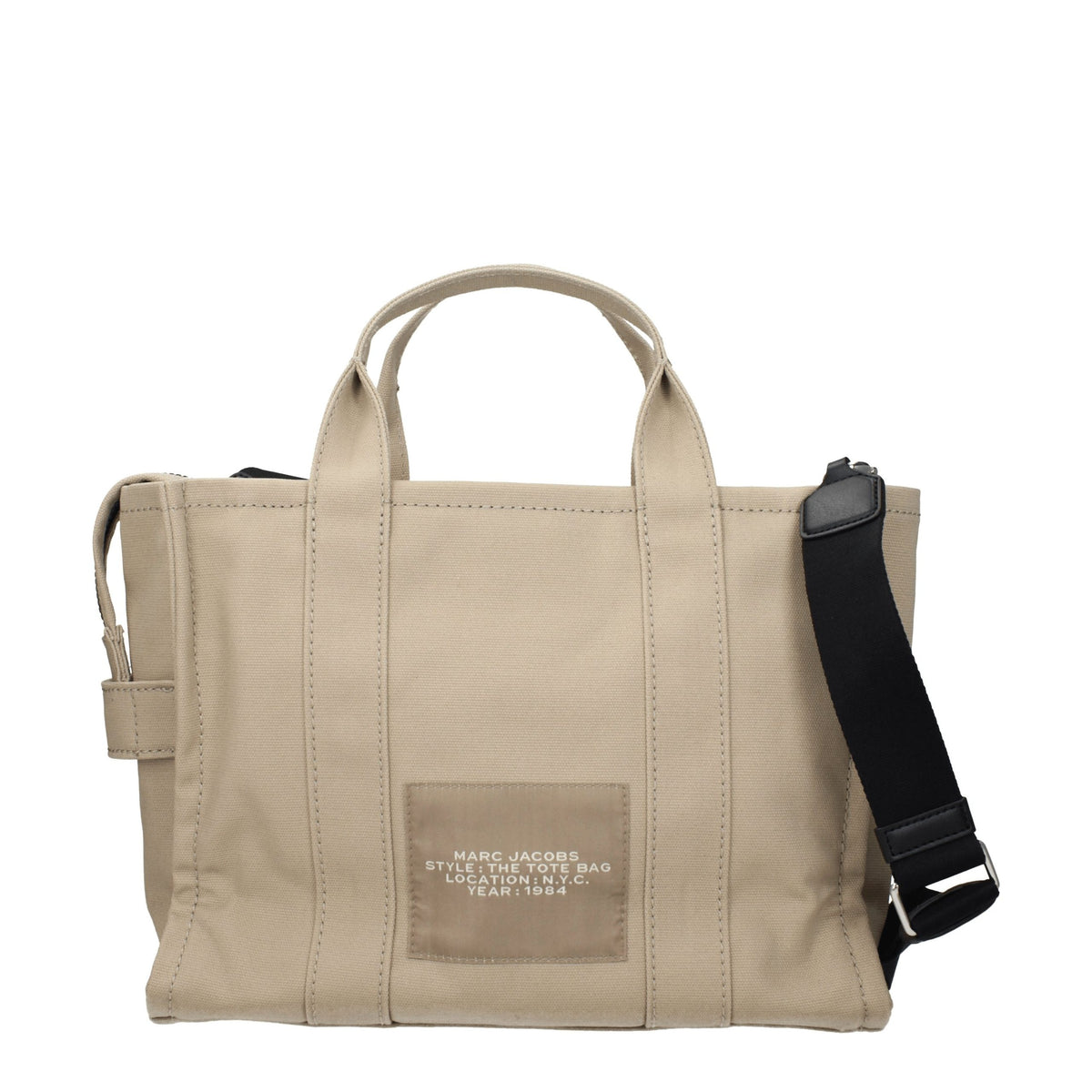 Marc Jacobs Beige Fabric Handbag - Stylish Medium Tote