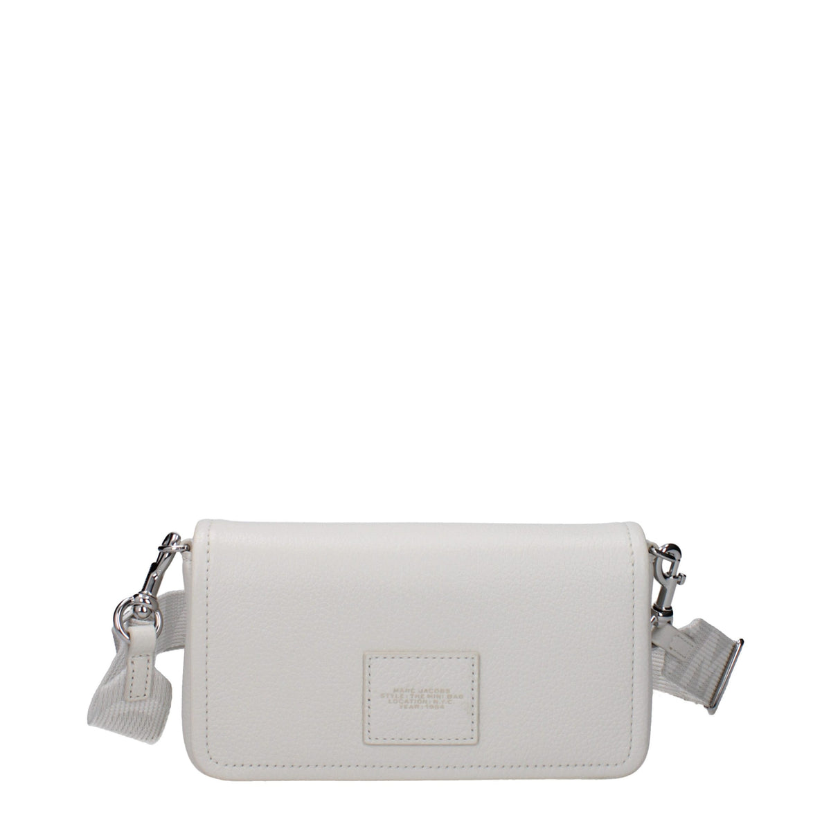 Sac à bandoulière en cuir blanc Marc Jacobs