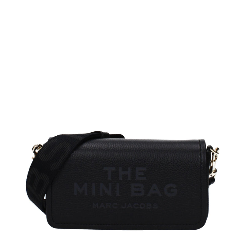 Sac à bandoulière en cuir noir Marc Jacobs