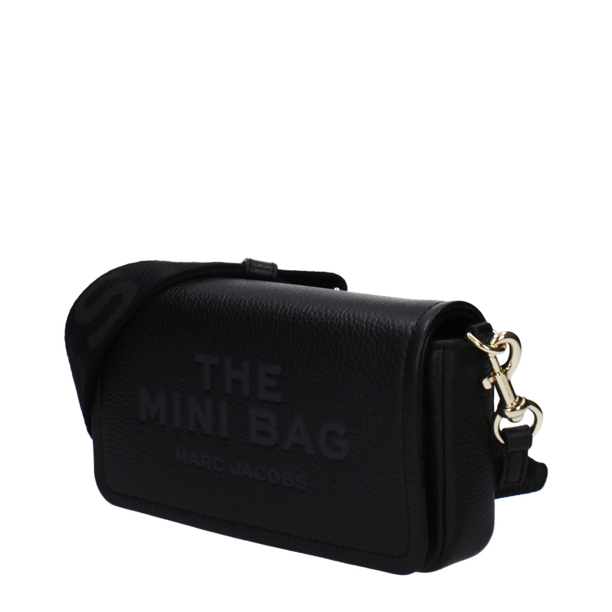 Marc Jacobs Black Leather Crossbody Bag - Mini Size