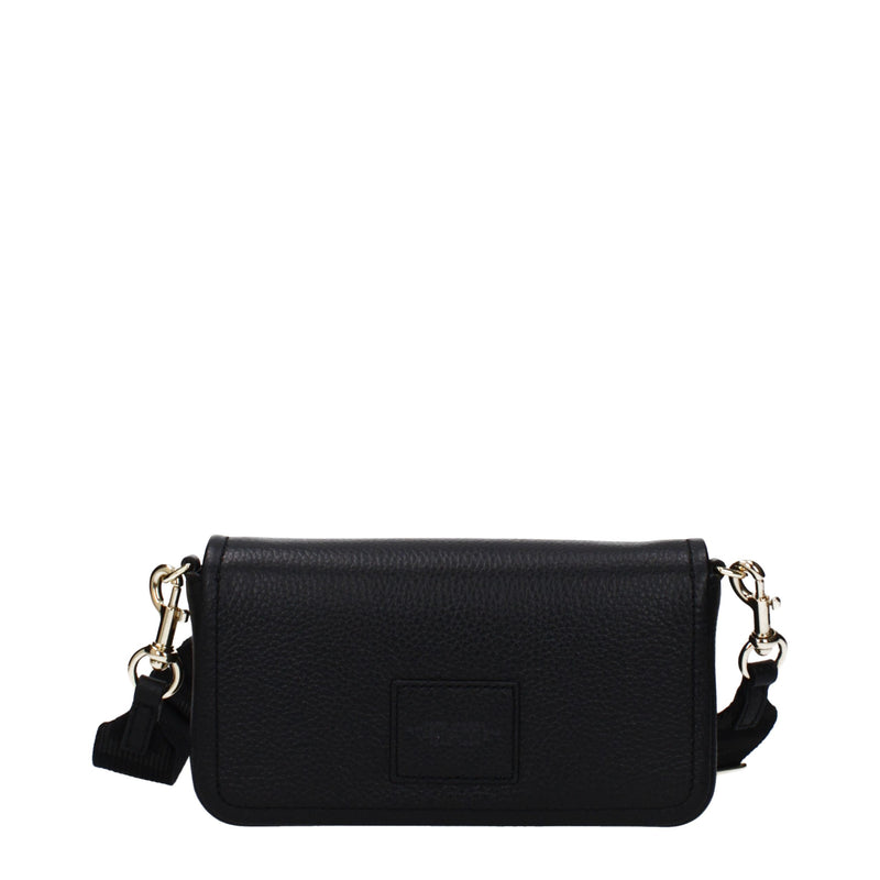 Sac à bandoulière en cuir noir Marc Jacobs