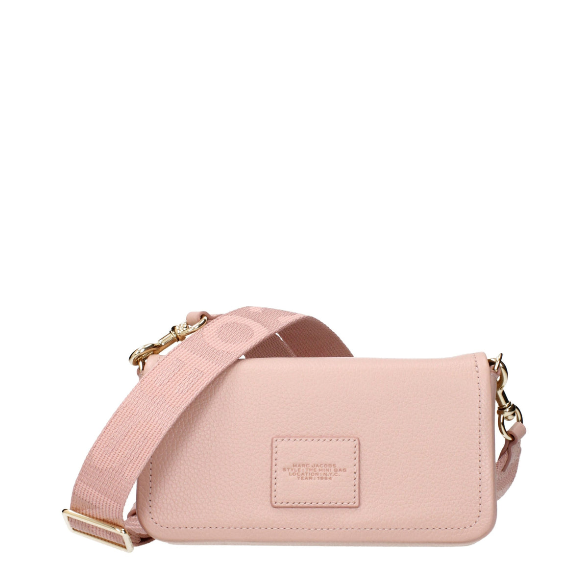 Sac bandoulière en cuir rose Marc Jacobs