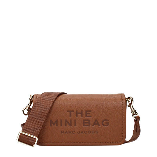 Sac bandoulière en cuir marron Marc Jacobs