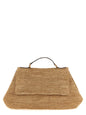 Ibeliv Beige Raffia Handbag