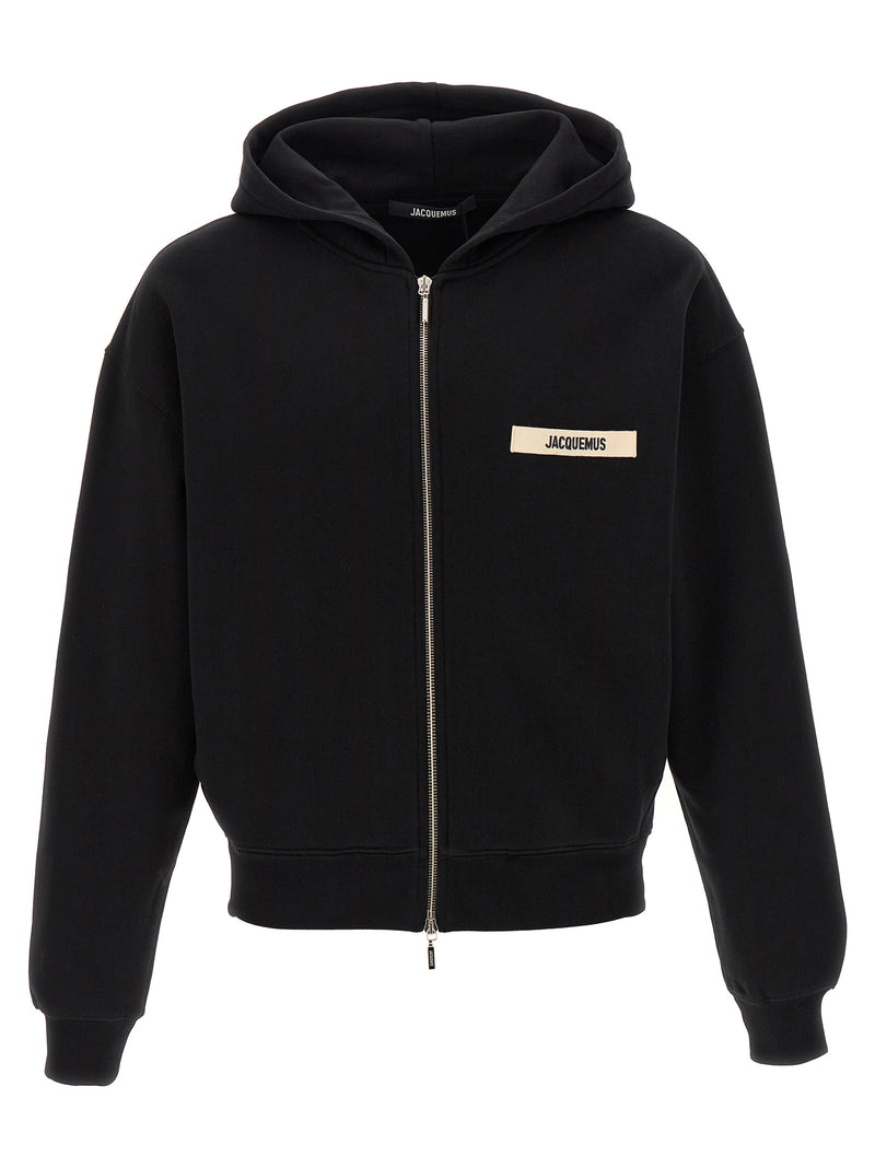 Jacquemus Black Cotton Sweatshirt