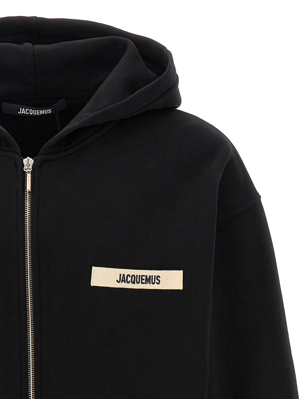 Jacquemus Sweat-shirt en coton noir