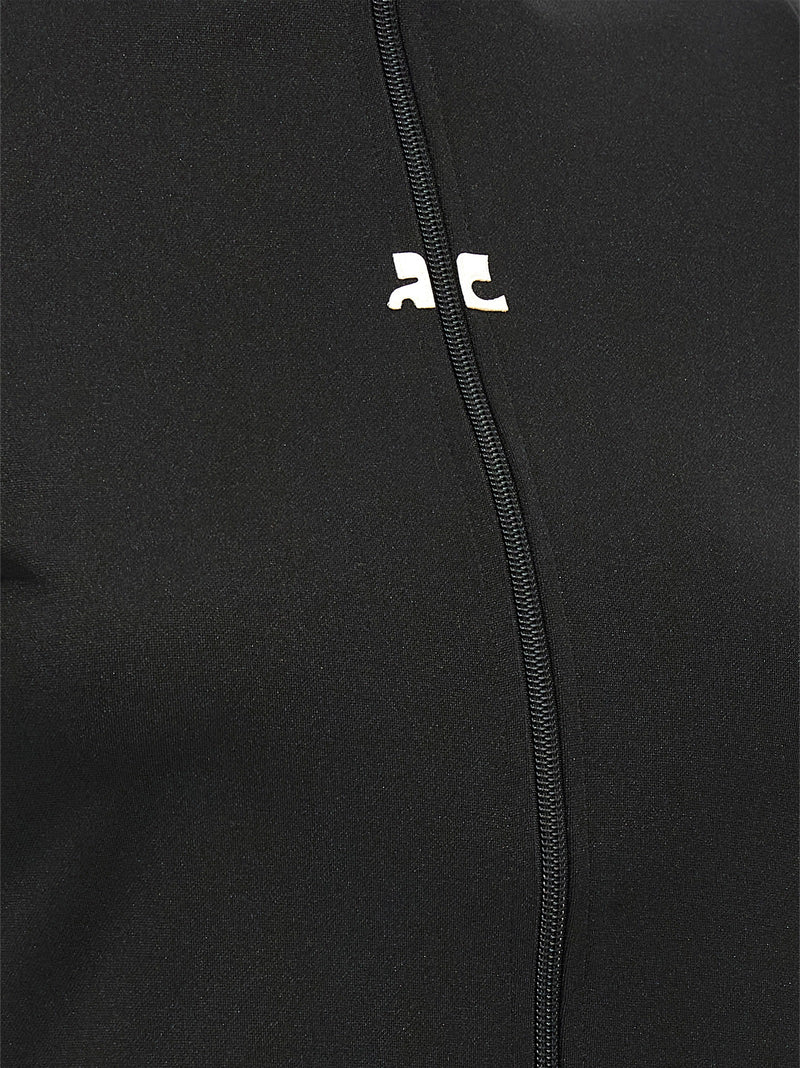 Courrèges Black Polyester Top
