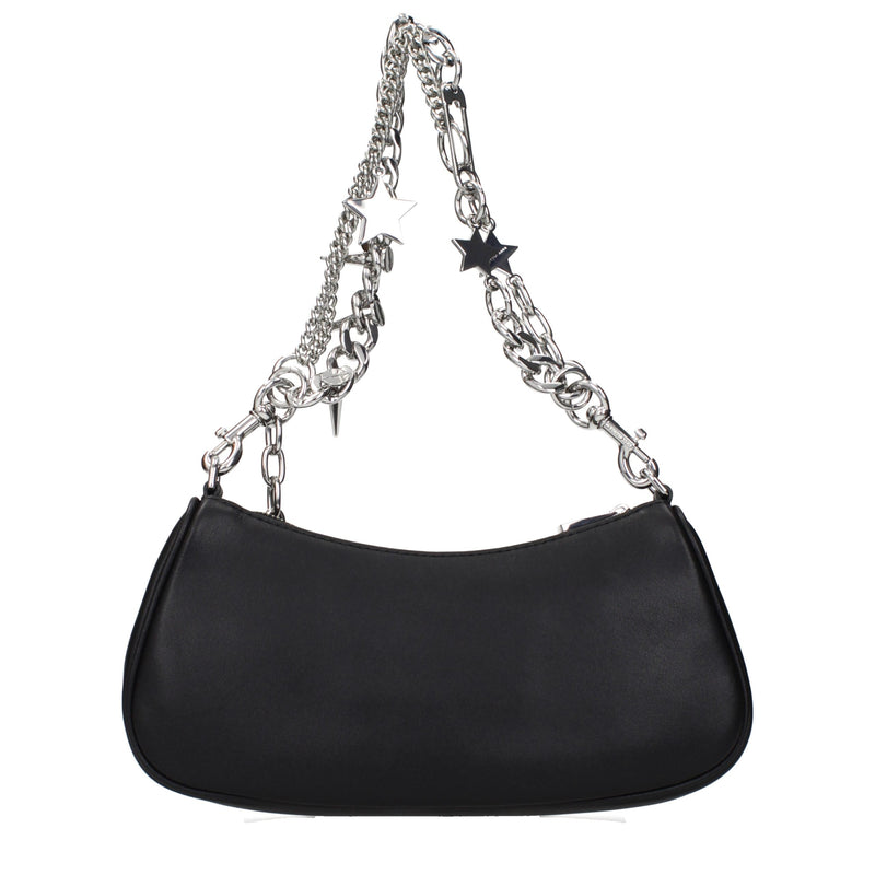 Sac bandoulière en cuir noir Marc Jacobs