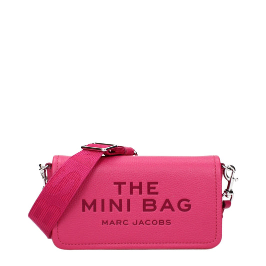 Sac bandoulière en cuir rose Marc Jacobs