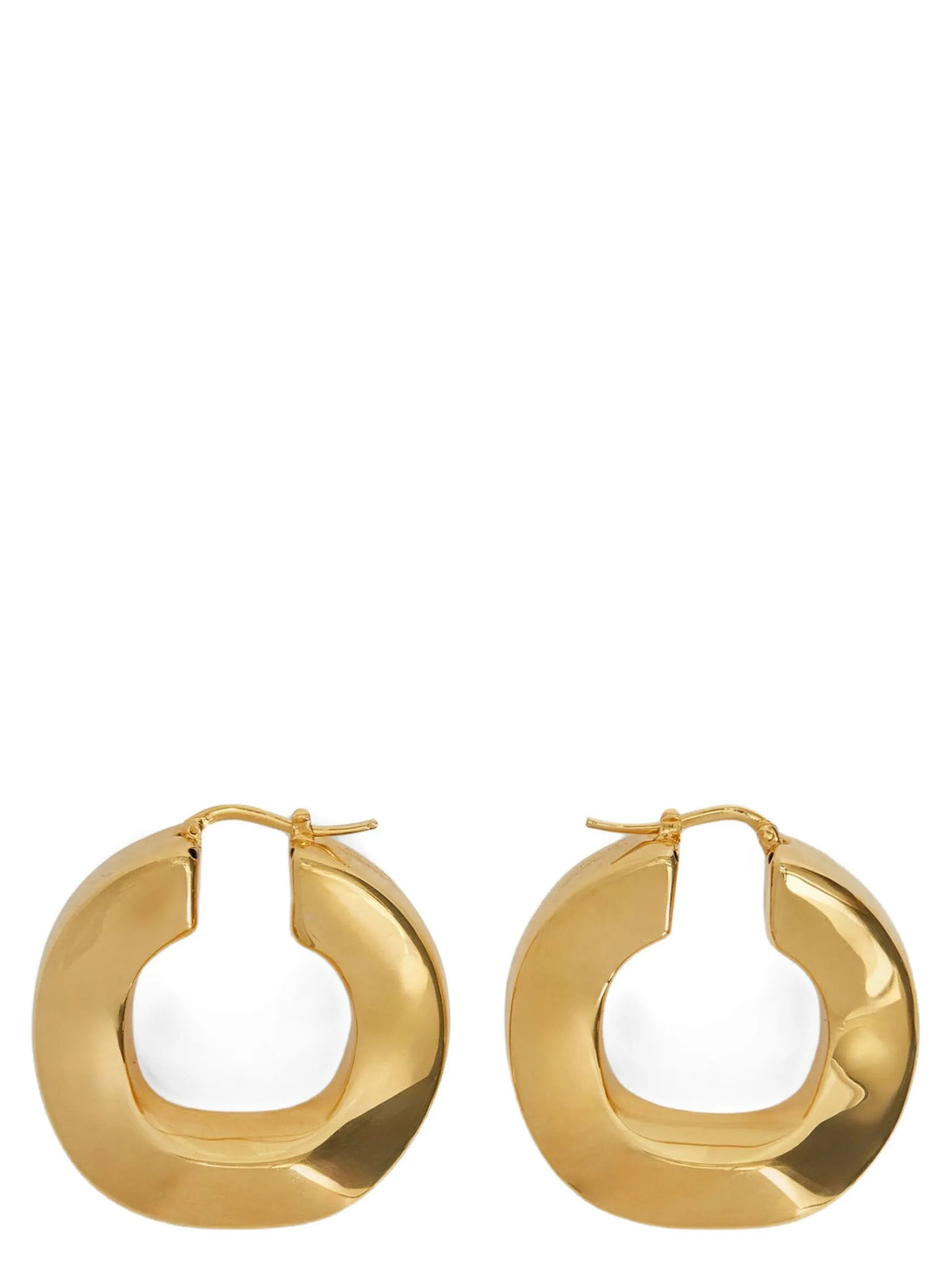 Boucles d'oreilles Jil Sander Or et Cuivre