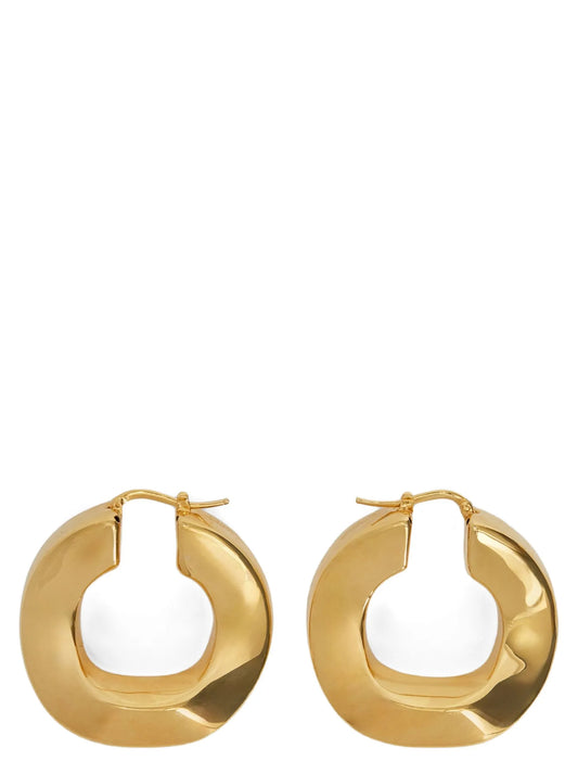Boucles d'oreilles Jil Sander Or et Cuivre