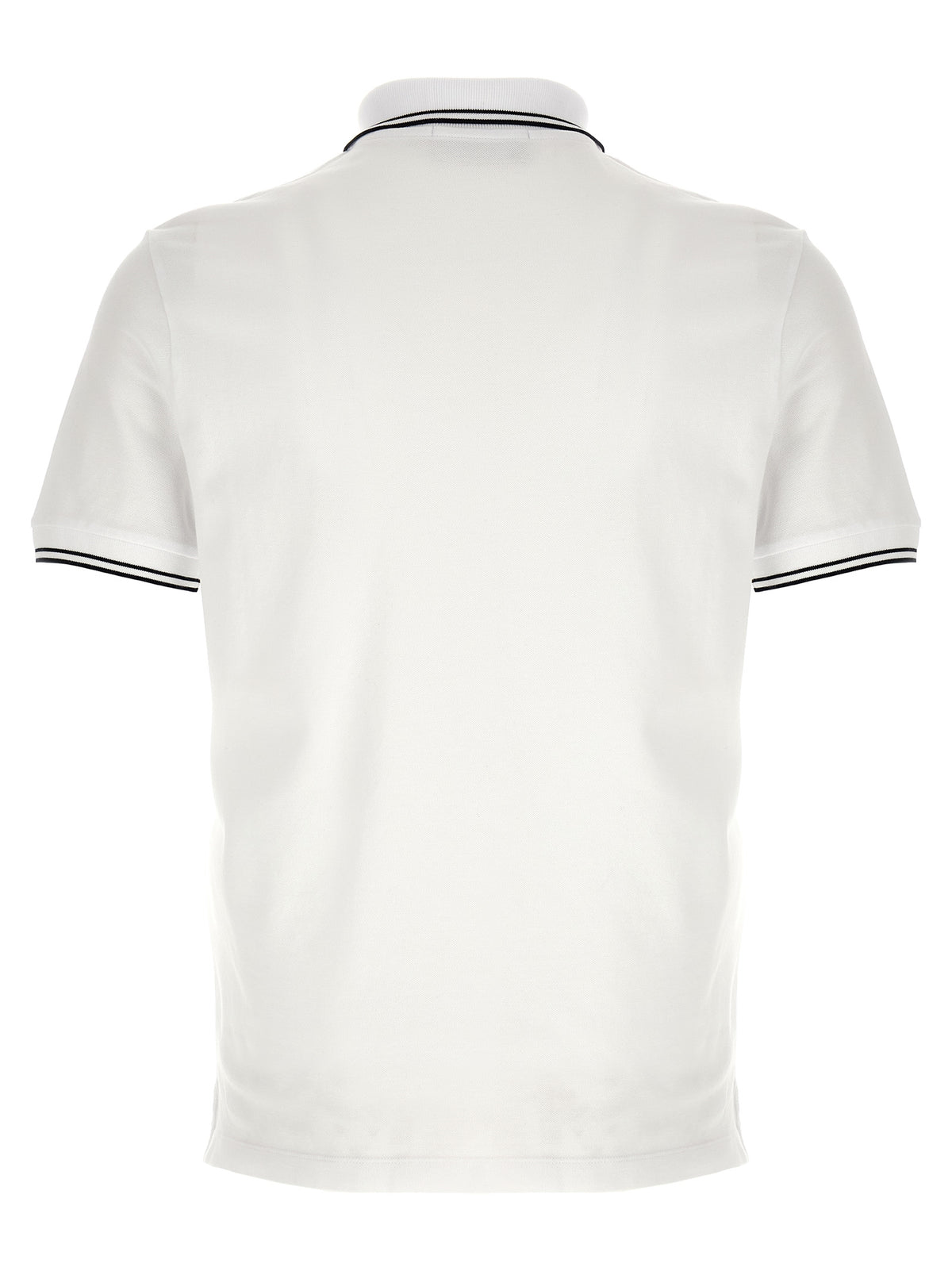 Stone Island White Cotton Polo Shirt