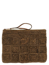 Pochette Ibeliv en raphia marron