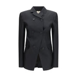 Khaite Black Wool Oves Aries Blazer