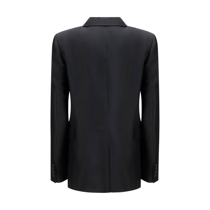Khaite Black Wool Oves Aries Blazer
