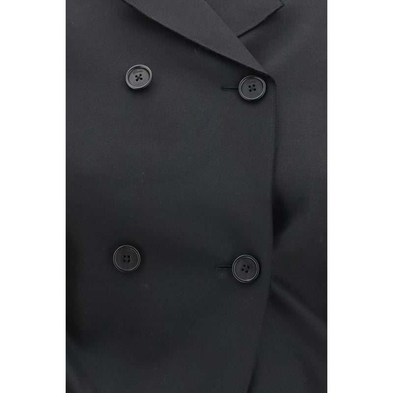 Khaite Black Wool Oves Aries Blazer
