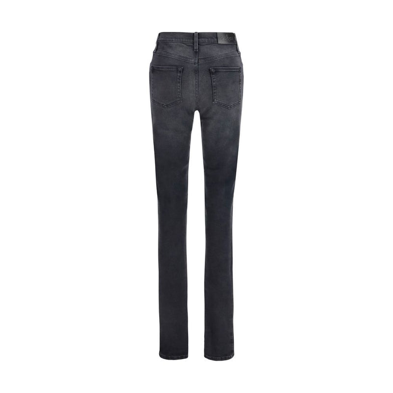Jean skinny Gucci en coton noir
