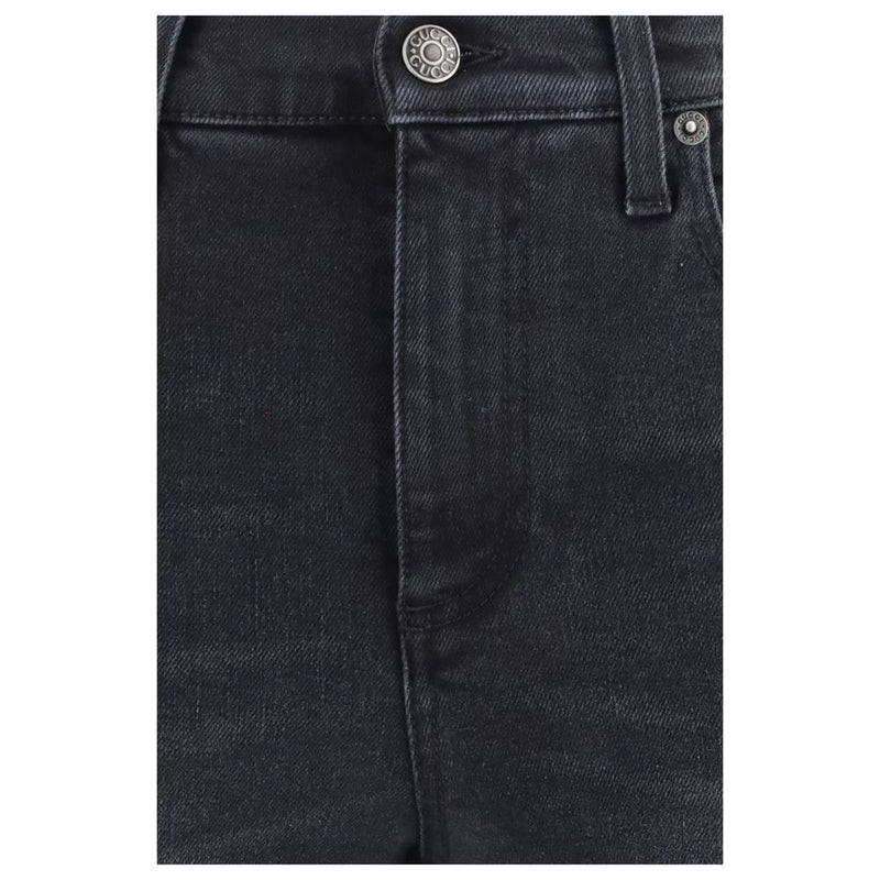 Jean skinny Gucci en coton noir