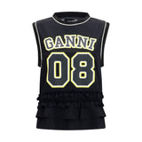 Sportswear Ganni noir en polyester