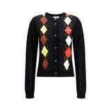 Gilet en coton noir Ganni