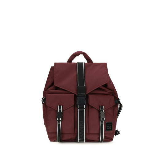 Ganni Bordeaux Recycled Polyamide Backpack