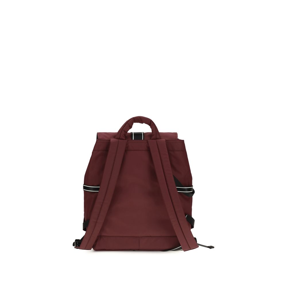 Sac à dos Ganni en polyamide recyclé bordeaux