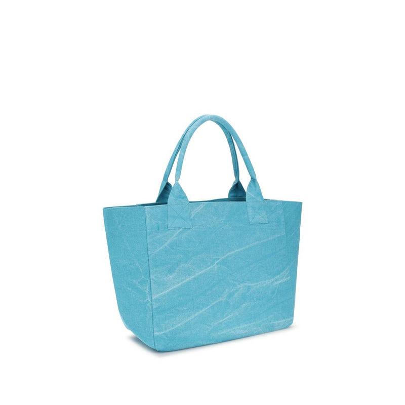 Sac à bandoulière Ganni bleu en coton recyclé