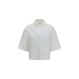 Brunello Cucinelli Polo en coton blanc