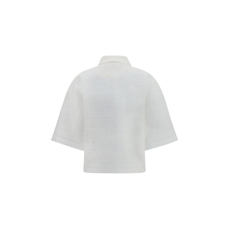 Brunello Cucinelli Polo en coton blanc
