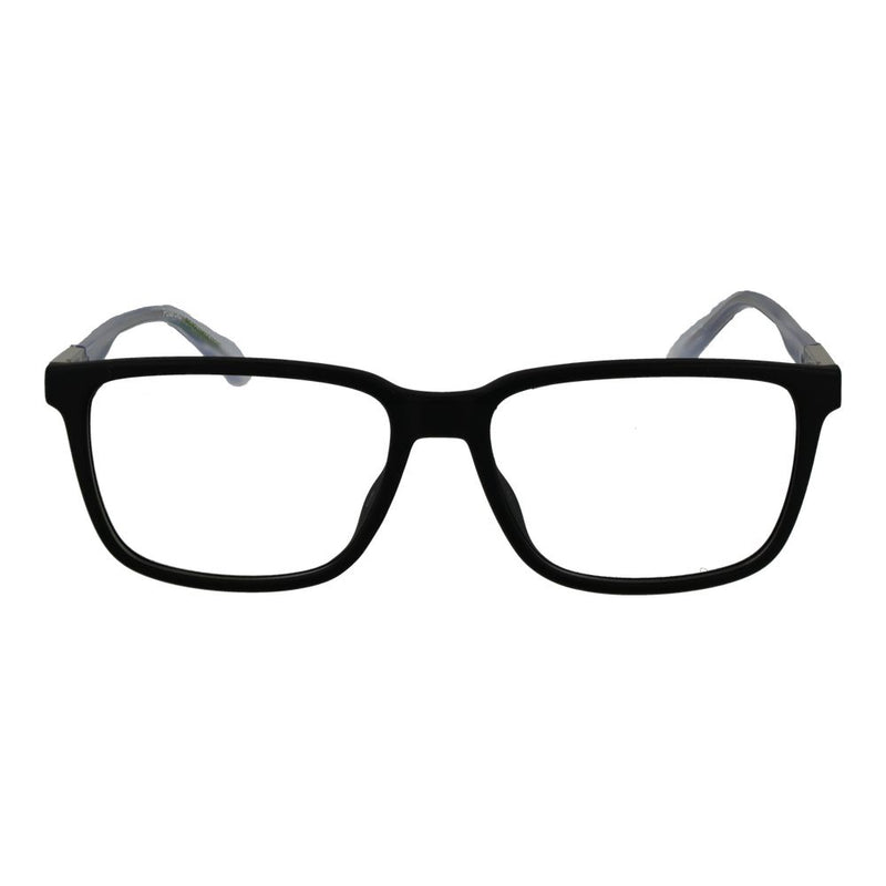 Polaroid Black Polyamide Square Glasses (Frames) for Men