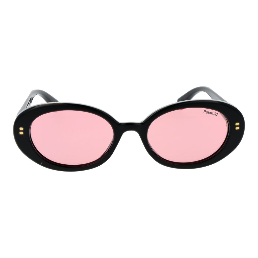 Lunettes de soleil Polaroid en plastique noir