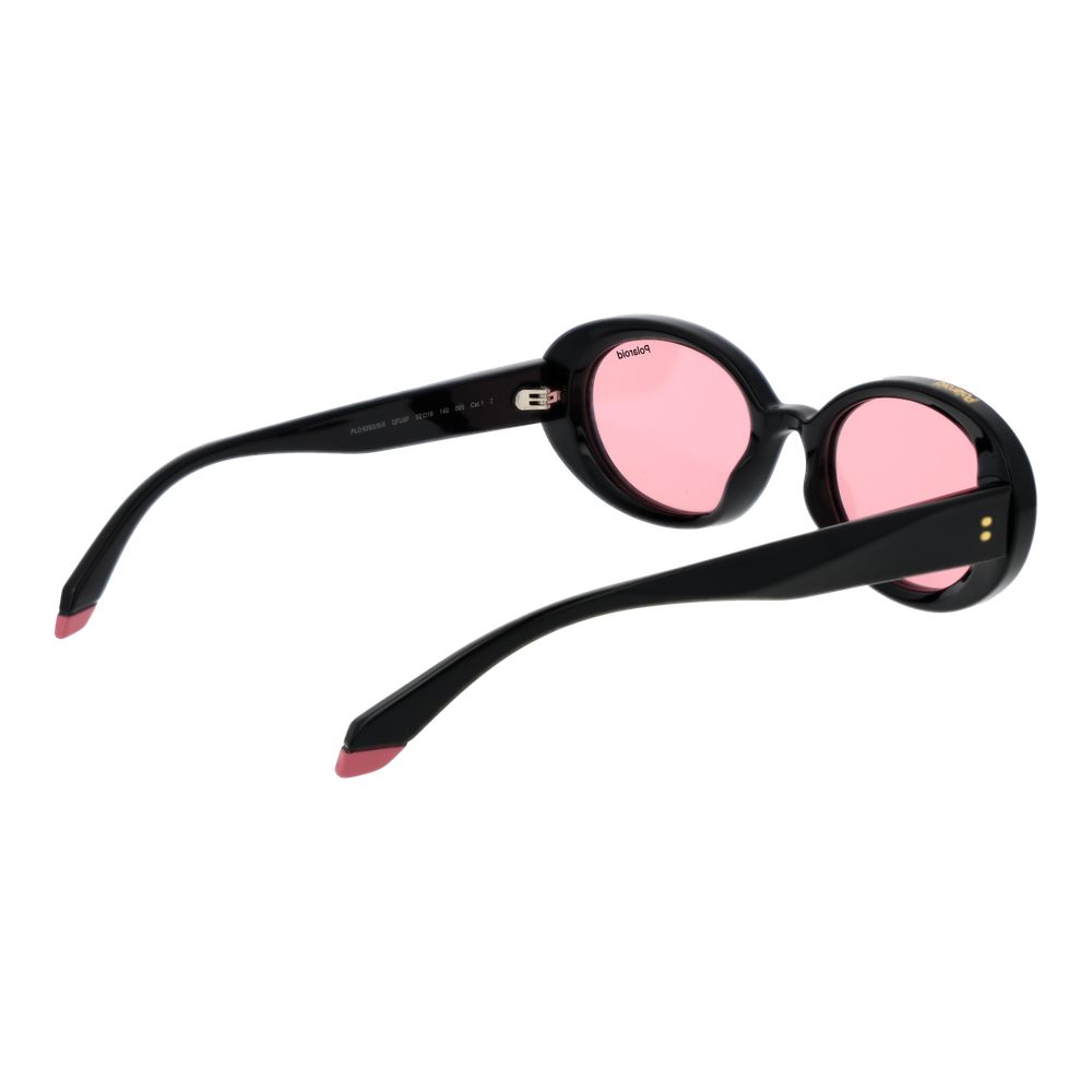 Lunettes de soleil Polaroid en plastique noir