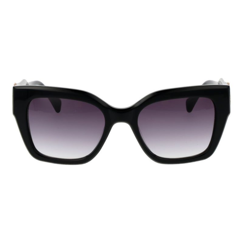 Maje Black Acetate Sunglasses - Square Gradient Lenses