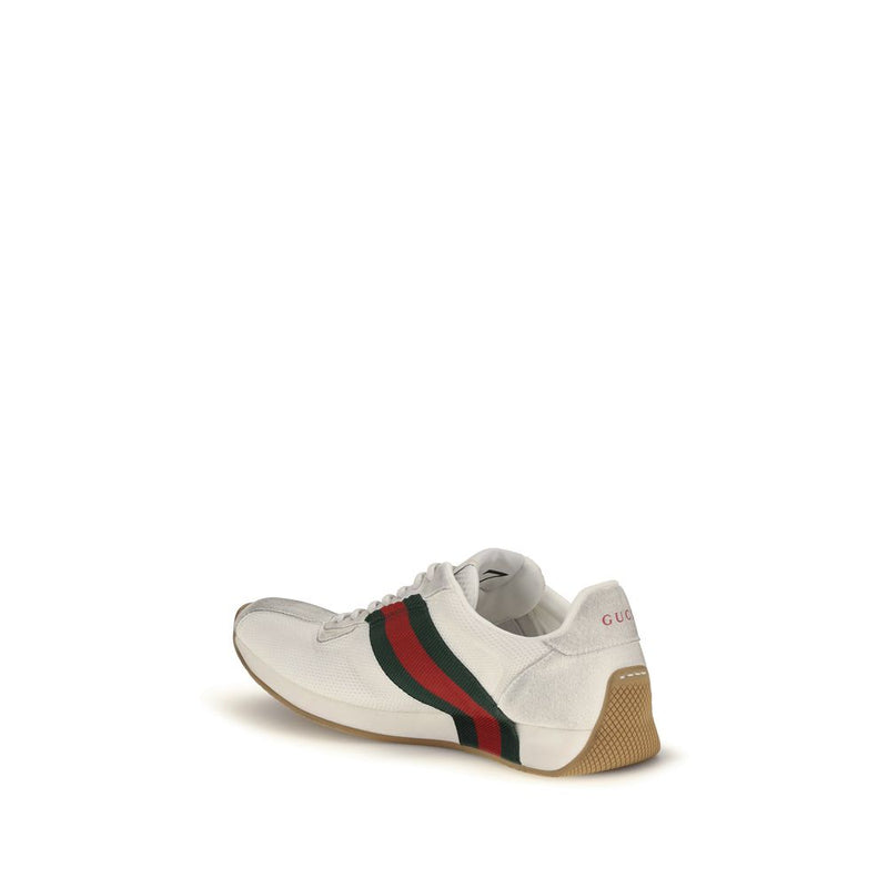 Gucci Tempo White Polyester Athletic Sneakers for Women