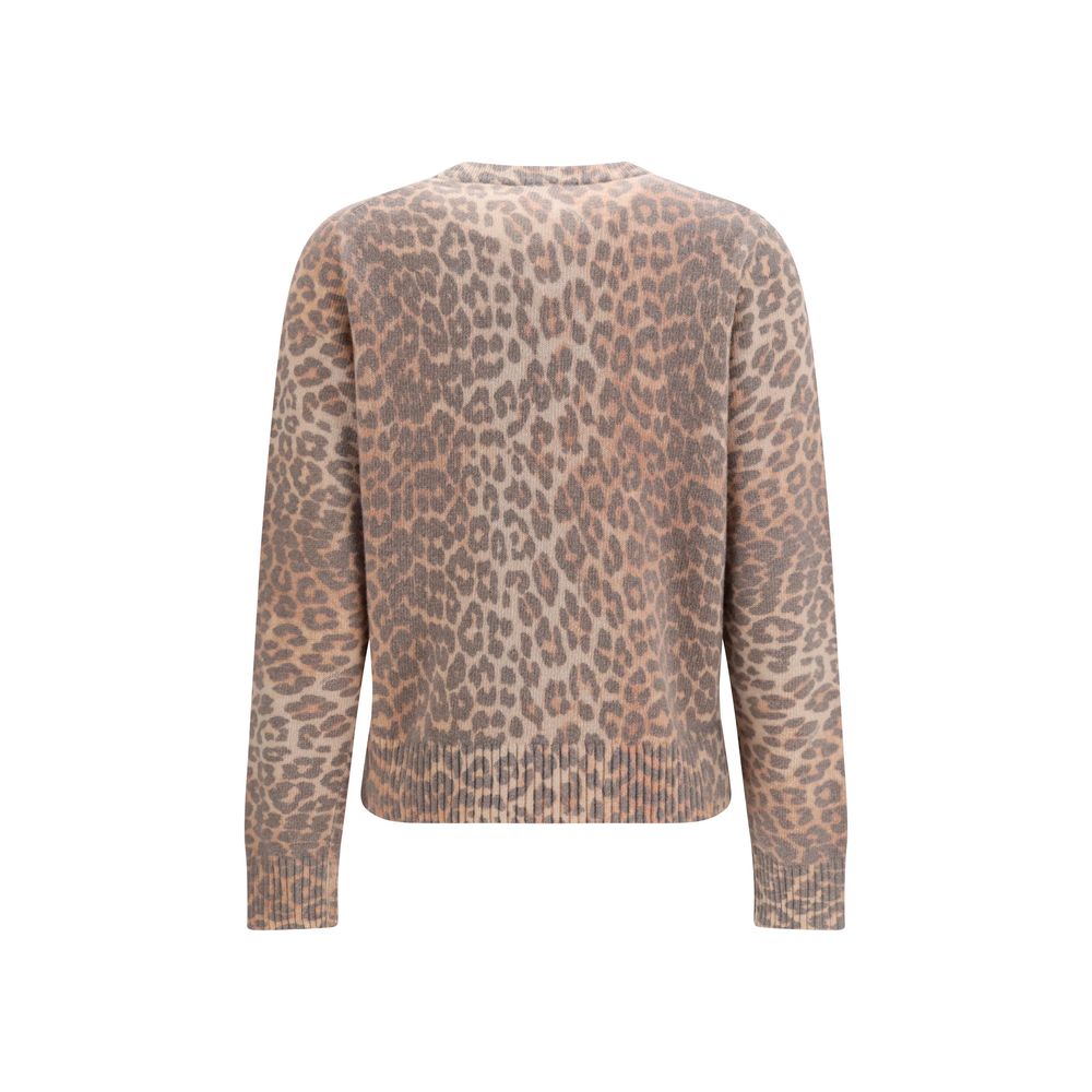 Sweat-shirt Ganni Beige Laine Oves Aries