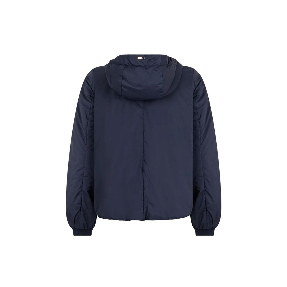 Herno Blue Polyamide Full-Length Jacket for Women