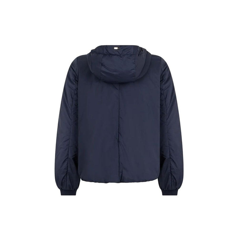 Herno Blue Polyamide Full-Length Jacket for Women