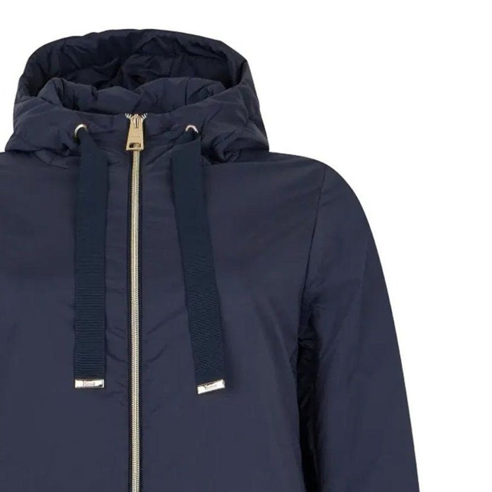 Herno Blue Polyamide Full-Length Jacket for Women