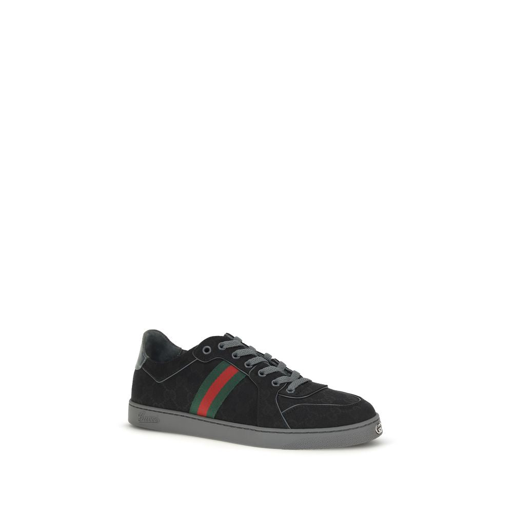 Baskets Gucci Athlétiques en Tissu Noir