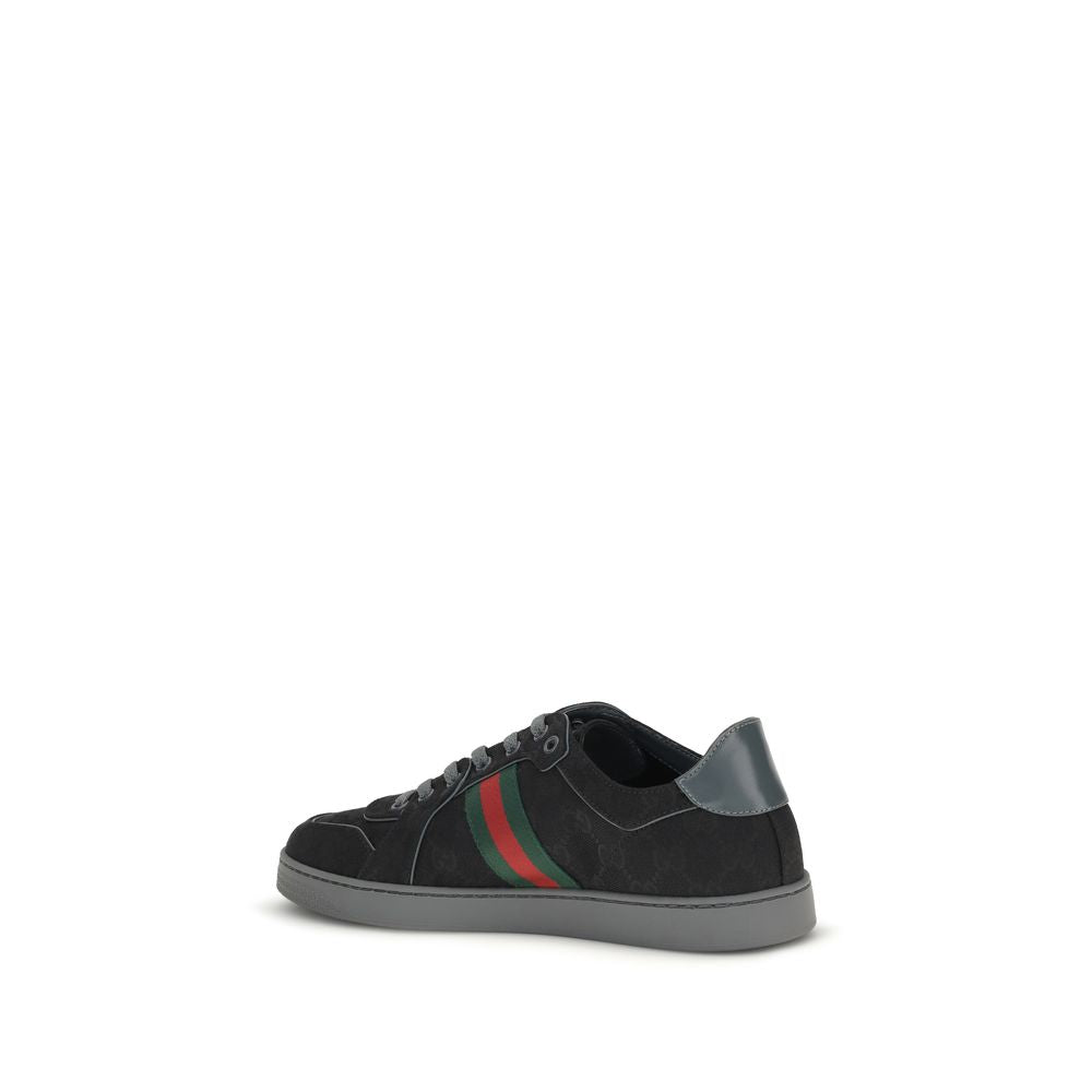 Baskets Gucci Athlétiques en Tissu Noir