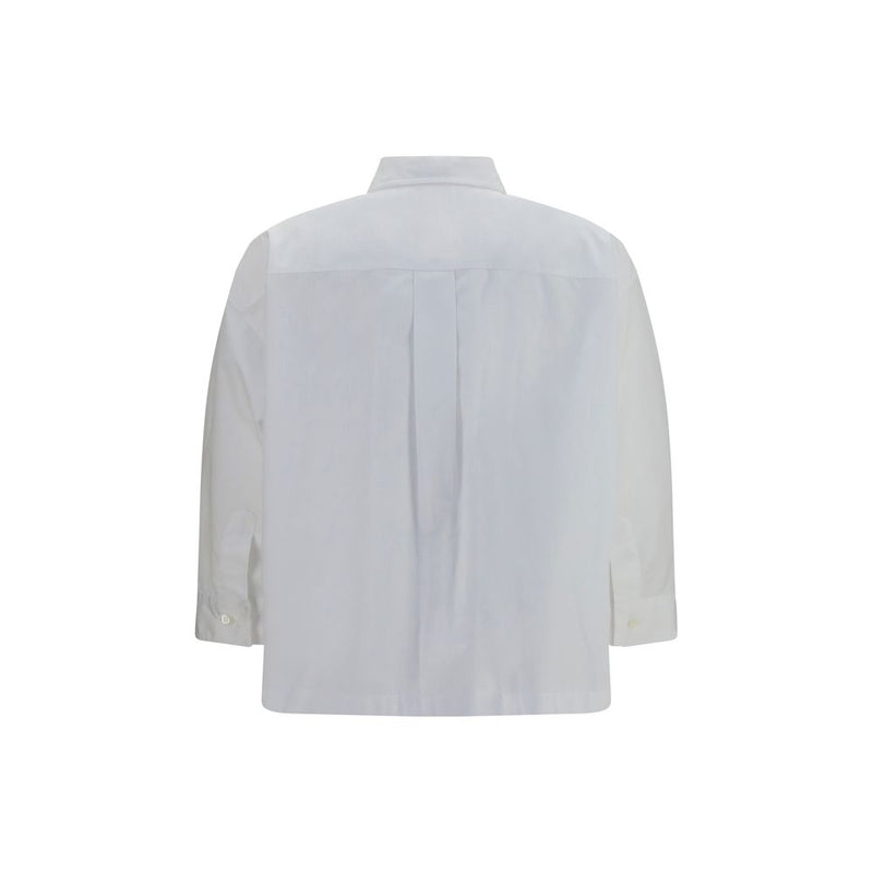 Brunello Cucinelli White Cotton Dress Shirt for Women