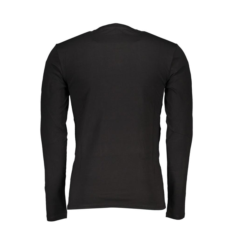 Guess Jeans Black Organic Cotton Men's T-Shirt - Sustainable Style