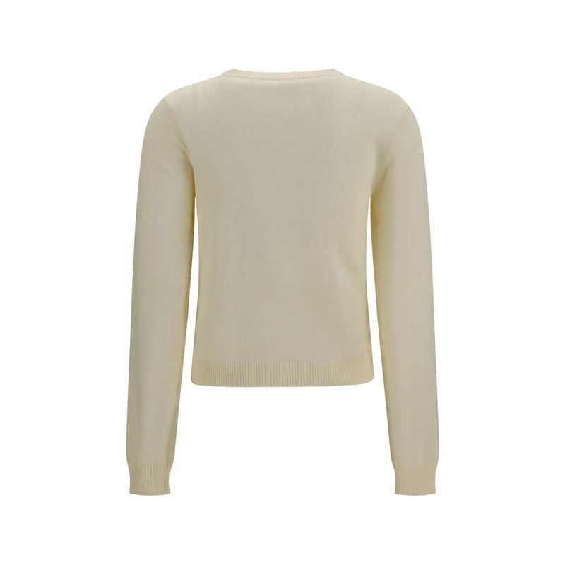 Cardigan en Coton Beige Ganni