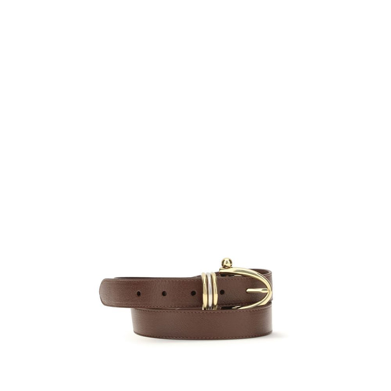 Ceinture Chloé en cuir de veau marron Bos Taurus