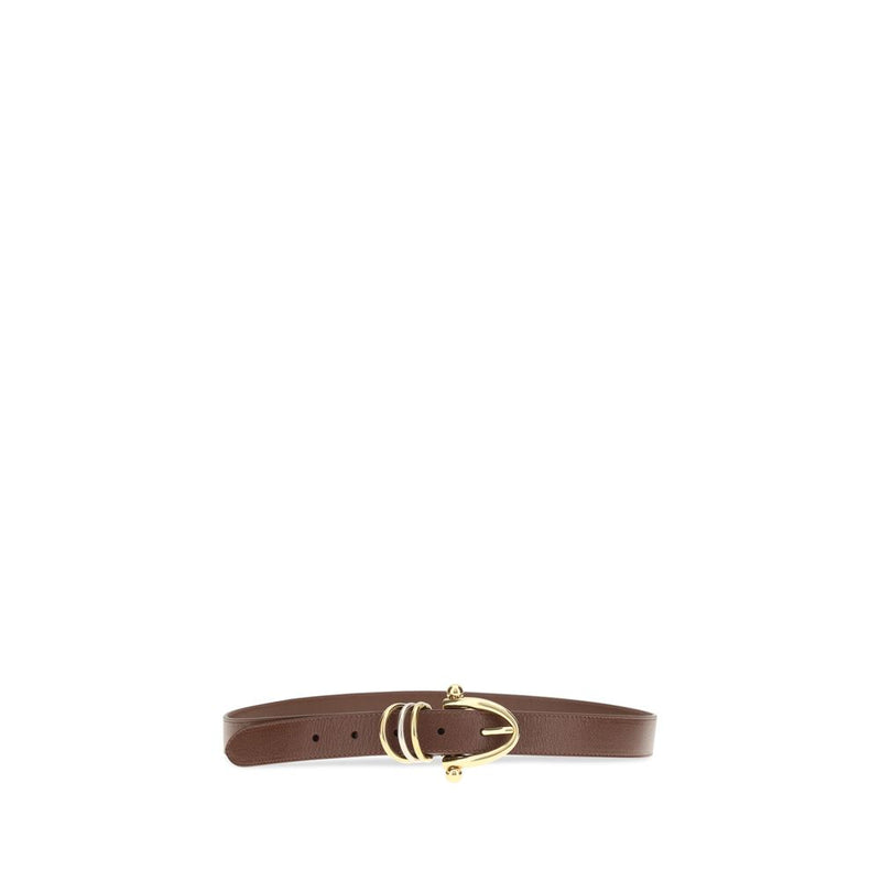 Ceinture Chloé en cuir de veau marron Bos Taurus